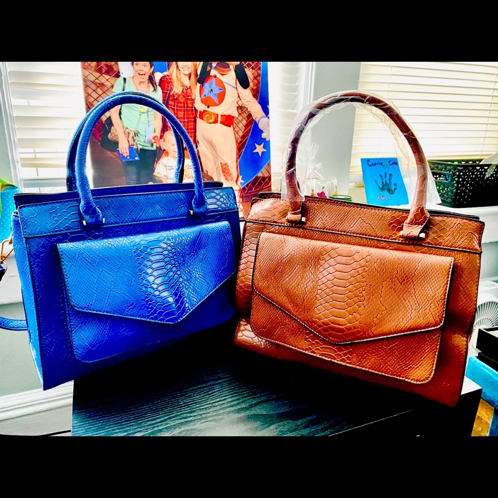 Handbag 👜 comes in 4 different SnakeSkin Colors